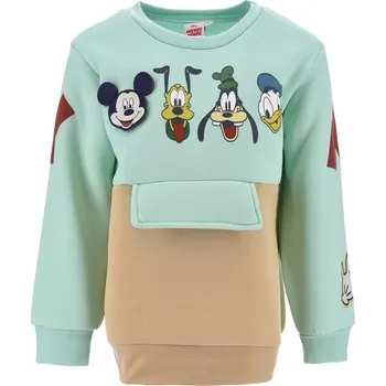 Chlapecká mikina Disney mikina s potisky - mintová/béžová Velikost: 98