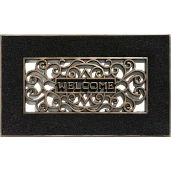 Vopi Rohožka 317 Mathara welcome black (obdélník a půlkruh) (Varianta: 317 Mathara 003 welcome black půlkruh)