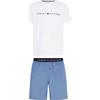 Pánské pyžamo Tommy Hilfiger UM0UM01959 0W4 modré/bílé