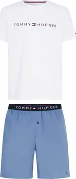 Pánské pyžamo Tommy Hilfiger UM0UM01959 0W4 modré/bílé