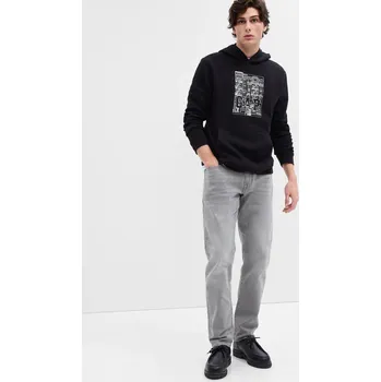 Pánské oblečení Džíny straight taper GapFlex - Pánské GAP šedá 2154679