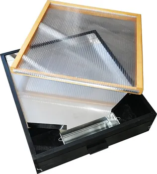 Tavidlo na vosk sluneční polykarbonát 63 x 66 cm nerezové