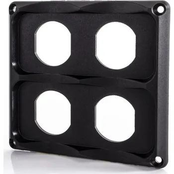 Elektrická zásuvka Carbest Instalační rámeček 4 průchody- čtverec