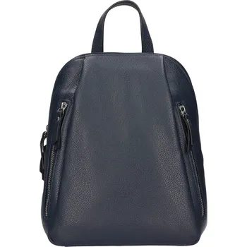 Městský batoh Dámský kožený batoh Katana Eliabet - tmavě modrá