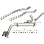 TA Technix sportovní nerezový catback výfuk BMW 3 GT F34 předfacelift včetně xDrive 318d / 320d, 2x 80 mm rovná nerezová koncovka s pertlem