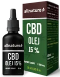 Allnature CBD olej 15 % 1500 mg 10 ml