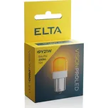 12V LED žárovka PY21W BaU15s 200lm oranžová, Elta - sada (2 ks)
