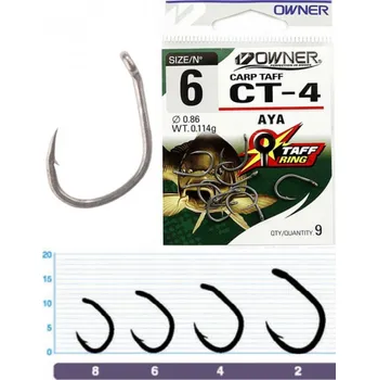 Rybářský háček OWNER - Háčky CT - 4 vel : 8
