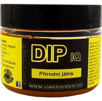 Návnadové aroma Carpservis IQ Dip - 60 ml/Přírodní játra