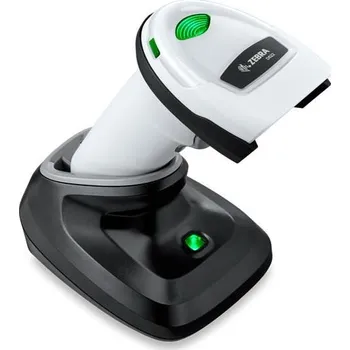 Čtečka čárových kódů Zebra čtečka DS2278-SR USB KIT 2D white DS2278-SR6U2100PRW, USB (HID) kabel, (prezentační stojánek)