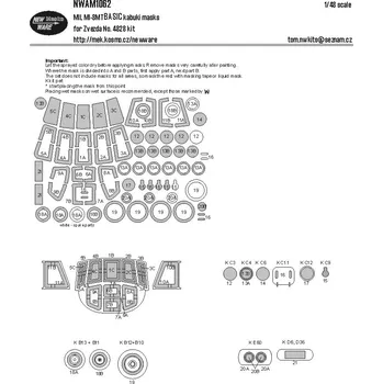 Plastikový model 1/48 Mask MIL Mi-8MT BASIC (ZVE 4828)