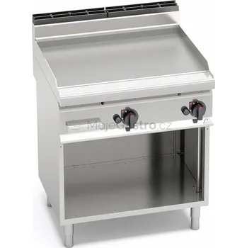 Kuchyňský gril Grilovací hladká plotna Bertos G7FL8M-2