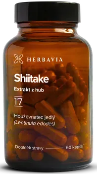 Přírodní produkt Herbavia Shiitake 710 mg 60 cps.