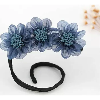 DAALO Spona do vlasů květiny - modrá - AKCE!