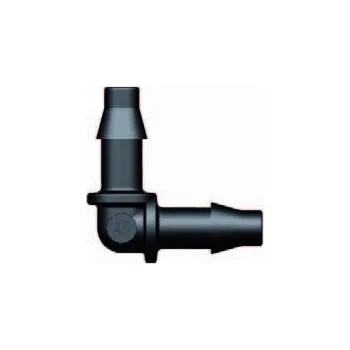 Spojka 90° na vzduchovací hadičku 4 mm