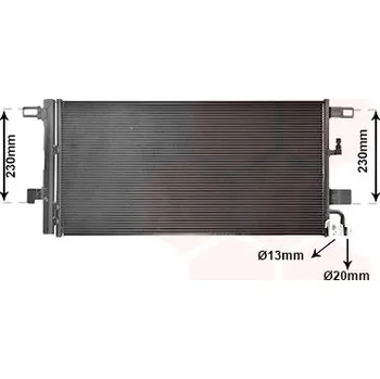 Klimatizace automobilu kondenzator se susicem 1.4i, 2.0i, 3.0i,