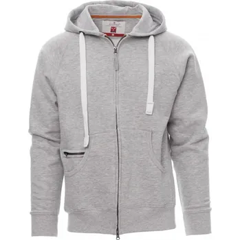 Pánská móda Mikina PayPer DALLAS+ s kapucí světle šedý melír 3XL