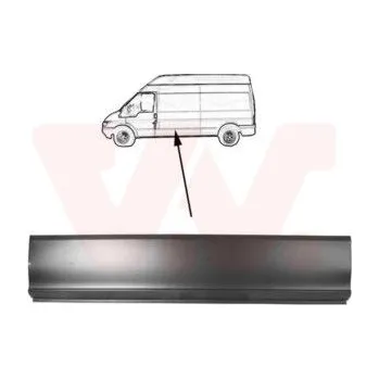 Příslušenství karosérie Boční stěna VAN WEZEL 1898109