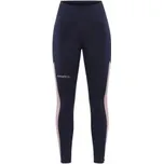 CRAFT PRO Hypervent W tmavě modrá s růžovou 1910436-396743 XXL; Modrá kalhoty + DÁREK DLE VÝBĚRU!