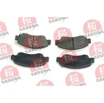 Sada brzdových destiček, kotoučová brzda SAKURA 600-40-6696