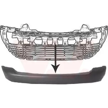 Karosérie Ozdobná / ochranná lišta, nárazník VAN WEZEL 4042580