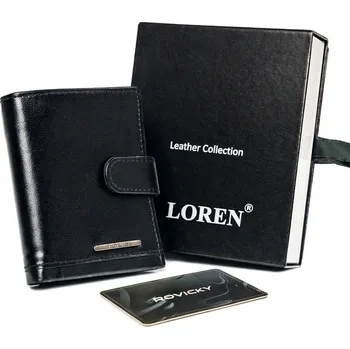 Peněženka Loren Pánská peněženka Kumun černá Univerzální