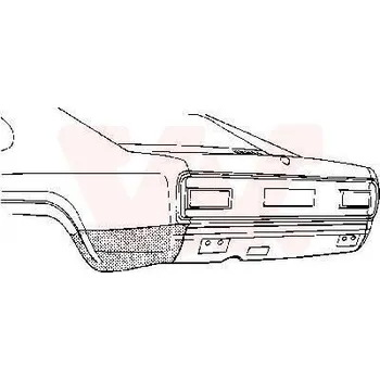 Příslušenství karosérie Boční stěna VAN WEZEL 1851.34