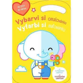 omalovánky Vybarvi si omalovánku Slon: Vyfarbi si maľovanku Sloník Kniha