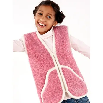 Dámská vesta Dětská vesta z ovčí vlny Carpathian XS růžová, Barevné varianty Růžová, Velikosti XS 200-100-00050