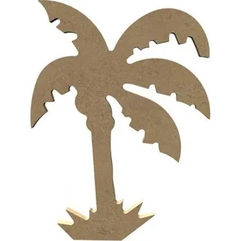 Výtvarná sada Dřevěný výřez k dekoraci Gomille, 15 cm – palma
