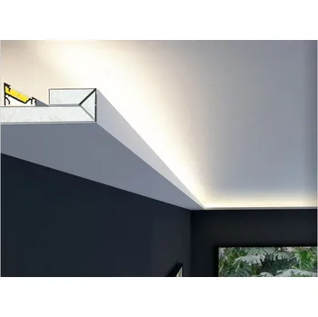 TeTo Profil nepřímé osvětlení teplota (barva) světla: 3000K (teplá bílá), Chytré ovládání: NE - pouze ON/OFF, Délka profilu: 5m