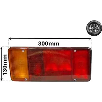 Osvětlení automobilu Zadní světlo VAN WEZEL 2813925