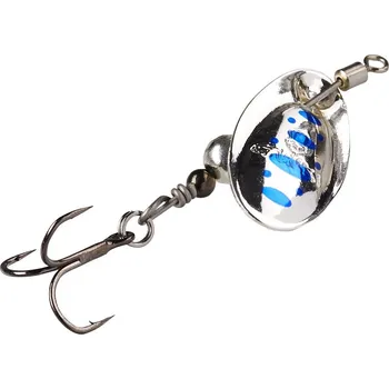 Umělá nástraha Rotační třpytka Gunki Dots Nude Spotted 0H Full Silver-Blue 2,2g