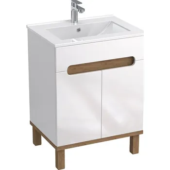 Koupelnový nábytek BPS-koupelny Koupelnová skříňka s keramickým umyvadlem Orion W 60