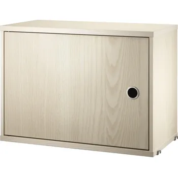 Komoda STRING Skříňka Cabinet with Swing Door, Ash