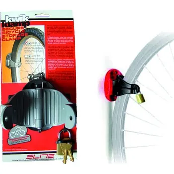 Košík na láhev ELITE držák kola KWIK KLAMP MTB montáž na zeď (ELITE držák kola KWIK KLAMP MTB montáž na zeď)