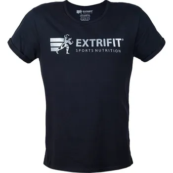 Extrifit Triko 52 černé se stříbrným logem M