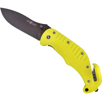 ESP Rescue Knife s hladkým ostřím, žlutý