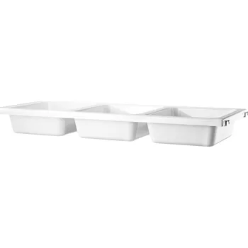 police STRING Police s přihrádkami Bowl Shelf 78 x 30, White