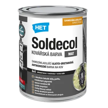 HET Soldecol Kovářská Barva 0,75 L Odstín: Het Soldecol kovářská barva - tónovaná 0,75 l, HK 0914 světle šedá