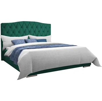 Postel Eka Čalouněná postel Valentyn - Fresh 180x200 cm Barva látky - Fresh: Azurová (30), Úložný prostor: Bez úložného prostoru