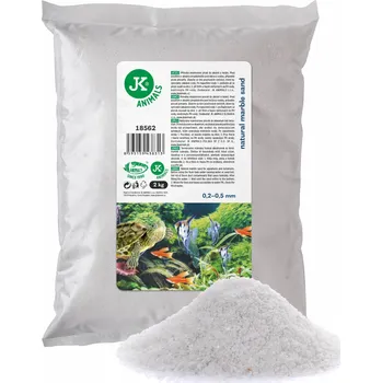 JK ANIMALS Křemičitý písek mramorový 2 kg