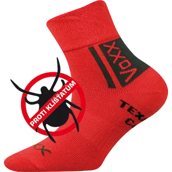Oblečení a móda Voxx Dětské ponožky PROTI KLÍŠŤATŮM - ČERVENÉ velikost/rozměry: 20-24