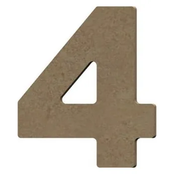 Výtvarná sada Dřevěný výřez k dekoraci Gomille, 8 cm – číslo 4