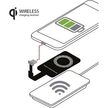 Přídavný nabíjecí bezdrátový QI modul/adaptér pro iPhone XT0918