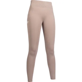 Jezdecké kalhoty HKM Legíny jezdecké Lavender Bay HKM, s gripem, dámské, taupe 36-38