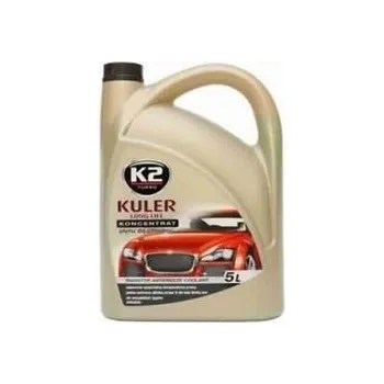 Náplň do chladiče a ostřikovače KULER KONCENTRÁT CHLADÍCÍ KAPALINY 5L K2 ZELENÝ