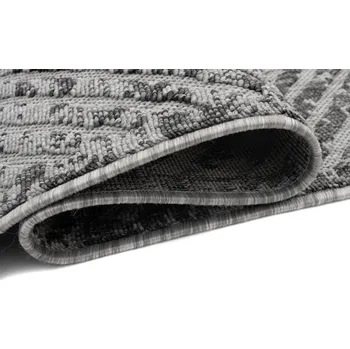 Koberec Moderní koberec Cansas - čáry 1 - šedý Rozměr koberce: 120x170 cm