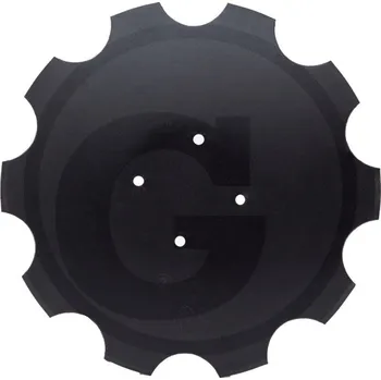 Zubatý podmítací disk na podmítač Amazone Catros, Catros+ 460 x 4 mm 10 zubů 4 díry