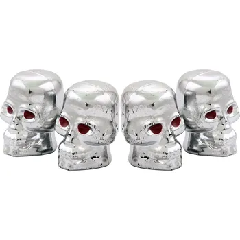 Sada na opravu pneumatiky Sada ventilových čepiček-lebky (4ks)